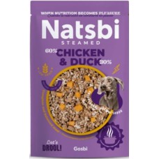 Natsbi Πλήρης τροφή για κουτάβια και ενήλικα σκυλιά με κοτόπουλο και πάπια