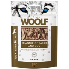 Woolf Τρίγωνα Κουνελιού και Μπακαλιάρου 100gr Woolf Τρίγωνα Κουνελιού και Μπακαλιάρου 100gr