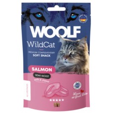 Woolf Ημίυγρα σνακ με σολομό 50gr Woolf Ημίυγρα σνακ με σολομό 50gr