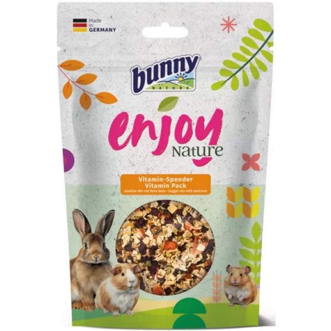 Bunny Nature Enjoy Nature Vitamin Pack Συμπληρωματική τροφή για νάνους κουνέλια και θηλαστικά 90gr
