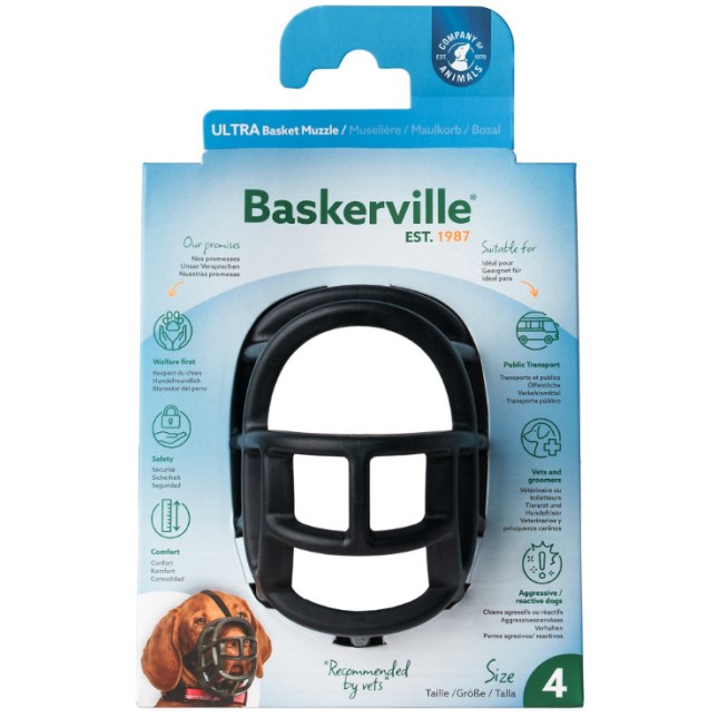 Company of animals Baskerville Ultra φίμωτρο με τρία σημεία στερέωσης Company of animals Baskerville Ultra φίμωτρο με τρία σημεία στερέωσης