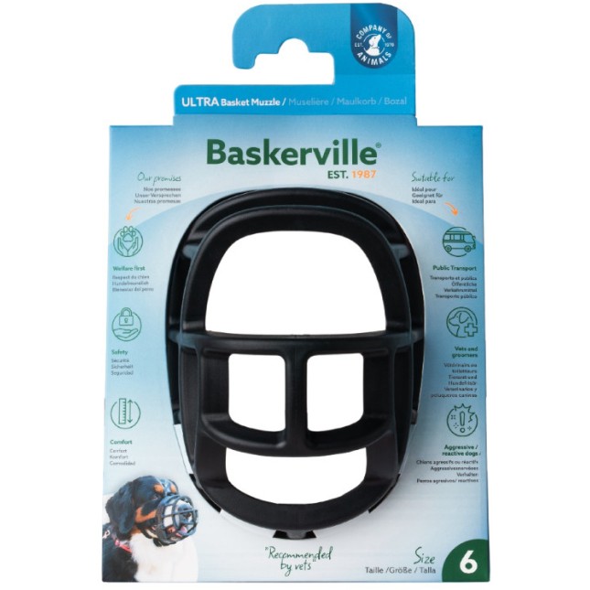Company of animals Baskerville Ultra φίμωτρο με τρία σημεία στερέωσης Company of animals Baskerville Ultra φίμωτρο με τρία σημεία στερέωσης