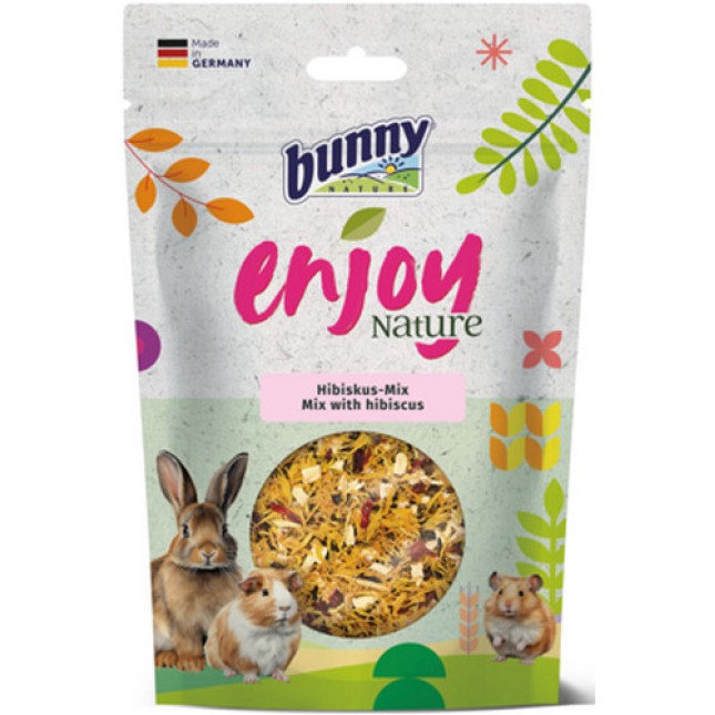 Bunny Nature Συμπληρωματική τροφή με ιβίσκο για νάνους κουνέλια και θηλαστικά 50gr Bunny Nature Συμπληρωματική τροφή με ιβίσκο για νάνους κουνέλια και θηλαστικά 50gr