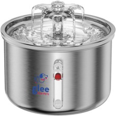 Glee Αυτόματο σιντριβάνι Tahoe inox παρέχει φρέσκο νερό για σκύλους και γάτες 2 L Glee Αυτόματο σιντριβάνι Tahoe inox παρέχει φρέσκο νερό για σκύλους και γάτες 2 L