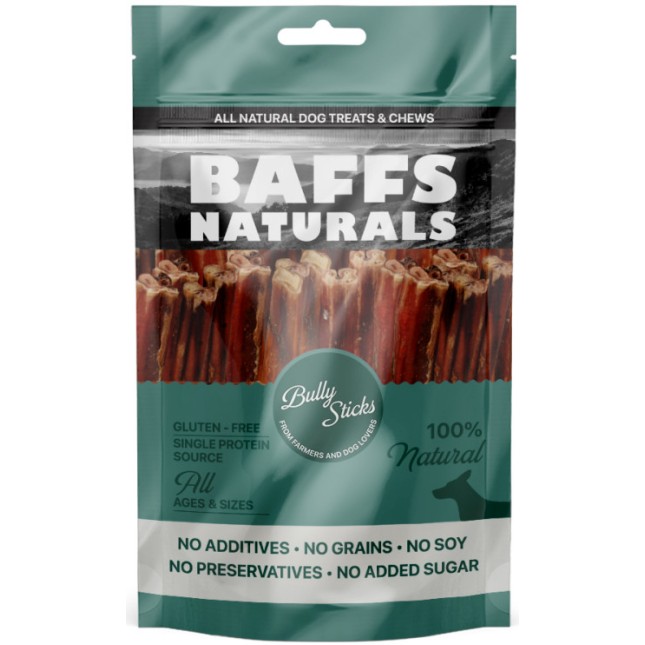 Baffs Φυσικό και υγιεινό σνακ με νεύρα βοδινού 100gr Baffs Φυσικό και υγιεινό σνακ με νεύρα βοδινού 100gr