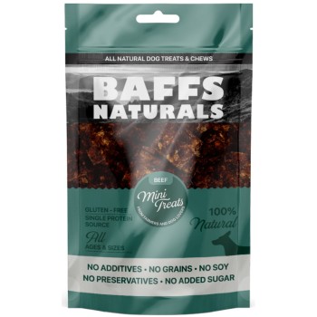 Baffs Φυσικά και υγιεινά Strips με βοδινό 100gr Baffs Φυσικά και υγιεινά Strips με βοδινό 100gr