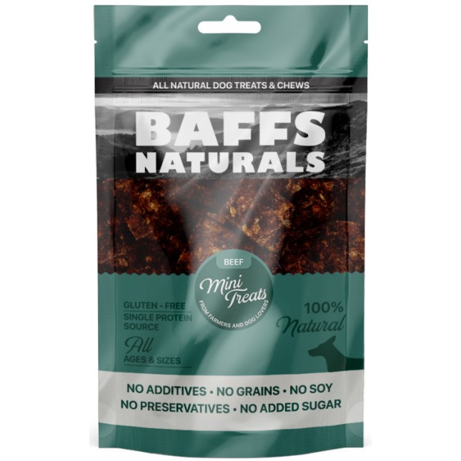 Baffs Φυσικά και υγιεινά Strips με βοδινό 100gr Baffs Φυσικά και υγιεινά Strips με βοδινό 100gr