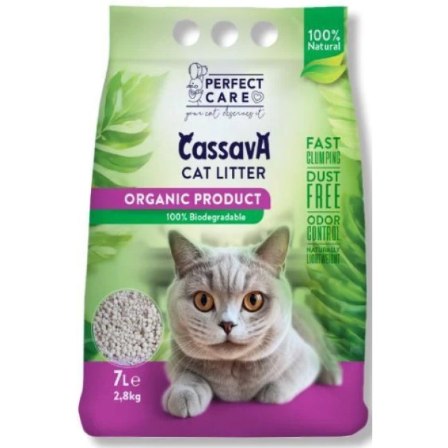 Perfect Care Cat Litter Cassava 7L/2,8kg Perfect Care Cat Litter Cassava 7L/2,8kg