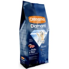 Cennamo Diamant πλήρης ξηρά τροφή για ενήλικα και ηλικιωμένα σκυλιά με κοτόπουλο και ρύζι 15kg Cennamo Diamant πλήρης ξηρά τροφή για ενήλικα και ηλικιωμένα σκυλιά με κοτόπουλο και ρύζι 15kg