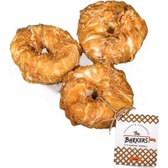 Celebrate The Barkers BBQ Donut κοτόπουλου σνακ μάσησης για τον σκύλο σας 1τμχ Celebrate The Barkers BBQ Donut κοτόπουλου σνακ μάσησης για τον σκύλο σας 1τμχ