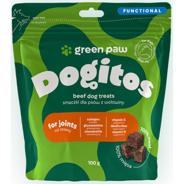Green Paw Dogitos Λιχουδιές για αρθρώσεις 100% βοδινό 100gr Green Paw Dogitos Λιχουδιές για αρθρώσεις 100% βοδινό 100gr