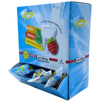 Inodorina Twist Fresh 03 Σνακ για Οδοντική υγιεινή μαλακά κόκαλα - φράουλα 22gr Inodorina Twist Fresh 03 Σνακ για Οδοντική υγιεινή μαλακά κόκαλα - φράουλα 22gr