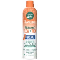 TropiClean Mist Flea & Tick μείγμα αιθέριων ελαίων ενάντια στους ψύλλους και τσιμπούρια 396ml TropiClean Mist Flea & Tick μείγμα αιθέριων ελαίων ενάντια στους ψύλλους και τσιμπούρια 396ml
