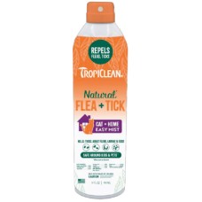 TropiClean Flea & Tick Σπρέι για γάτες ενάντια στους ψύλλους, κουνούπια ακάρεα και τσιμπούρια 414ml