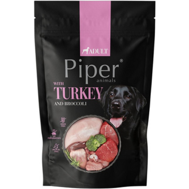 Dolina Piper adult τροφή με γαλοπούλα & μπρόκολο 500gr Dolina Piper adult τροφή με γαλοπούλα & μπρόκολο 500gr