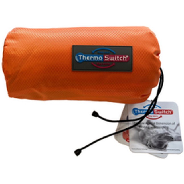 ThermoSwitch κουβέρτα Samos πορτοκαλί-γκρι L/XL  140x100cm